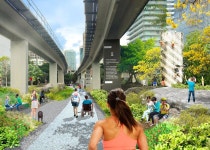 고현조경설계사무소 | Underline park would stretch below elevated rail tracks in Miami | 조경