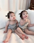 루시 앤 라라(Lucy & LaLa) | 같아요 라라님들 오늘은 우리 바쁜 일상속에서 조금은... 마세요 라라팅💓 #라엘라둥이 #둥이… | Gemelos recién nacidos, Bebes gemelos...