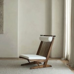 Nakajima George Reclining Chair | 티크, 가구, 등나무