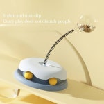 1pc Cat Leaking Food Toy Ball, Plastic Cat Turnable With Tumbler Swing Toy For Interactive And Slow Eating pet Design에 있는 핀
