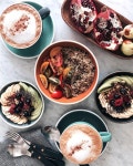 @seanandeileen on Instagram: “_ 모닝굿모닝🥣 굿잠잔 일요일 아침🌈🌞 _ #굿모닝#주말#아침#우리집#날씨좋다#부부#카푸치노...
