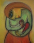 Meine Kunst: Gebrochenes Herz #pastell #kunst | 유화