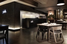 Chinese restaurant interior design, modern design, mass&material. black&white | 현대 인테리어 디자인, 아파트 인테리어 디자인...