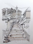simplistic art에 있는 Lux님의 핀 | 풍경 스케치, 거리 그림, 풍경 수채화