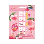 롯데 젤리셔스 러버러버 백도 73g
