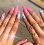 아름다운 네일 어썸드레스 | 10 Awesome Coffin Nails Designs Flip For in 2019 #shortnails #longnails | 네일아트, 매니큐어