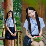 Modernized hanfu - (2) Chinese style skirt improved coat improved now | 의상, 중국
