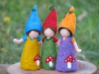 열매발도르프수공예 | Waldorf inspired Needle felted little gnome friends. $18.00, via Etsy. | Felting Fun | Pinterest | 도전, 수공예 및 인형 Felting Fun