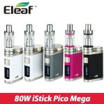원래 eleaf istick 피코 메가 80 와트 tc 전자 담배 스타터 키트 멜로 3 분무기 4 미리리터 & 피코 메가 상자 모드 Vape W/O...