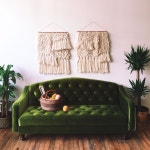 Weaving woven wall hanging tapestry by Maryanne Moodie. Www.maryannemoodie.com | 인테리어, 건축