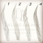 HAIRDRESSER by소영 | Different hair-strokes patterns. Which one do you prefer? #deluxebrows #manualpermanentmakeup #microbladingtraining #microblading...