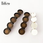 빈헤어(Beenhair) | BoYuTe 10 개 카보 숑 자료 12 미리메터 헤어 클립 빈 6 색 도금 DIY 헤어 액세서리 | Accessoires, Cheveux blancs, Pince cheveux