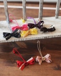Diy세트 bk121 하니러브 리본 고무줄 한쌍 | Ribbon hair bows, Hair bows, Handmade
