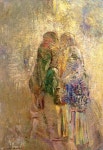 The Visitation (also known as The Welcome) Odilon Redon - circa 1905-1910 | 그림, 예술, 초상화