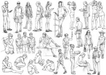 Idea by 조예진 on 사람 | Figure sketching, Human figure sketches, Figure drawing