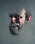 Pastel Self Portrait 2 | 얼굴 그림, 초상화, 유화