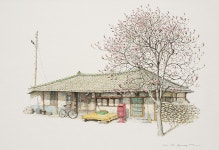 duryunbukil | 이미경 Lee Me Kyeoung | 2013 | 건축 드로잉, 풍경 그림, 풍경 유화