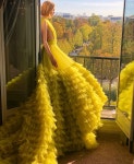 yellow beautiful dress | 드레스