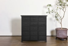 작은언니네가구점 시에스타 15칸 블랙 캐비닛 (Black 15 Cabinet)