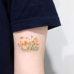 103 curtidas, 5 comentários - 재미진 : Jammy (@tattooist_jammy.j) no Instagram: “. / birthflower 🌼🌼🌼 . 무려 전주에서 오신...