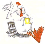 버디통탉모종점 | Rubber Stamps Birdie and egg Carton | 닭
