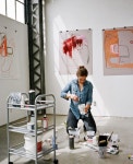화지아;그림그리는집 | Pin by 자현 김 on 그림 그리는 사람 | Art studio space, Artist workspace, Artist studio