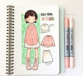 지영패션자판기 | Pin de 지영 김 en 패션일러스트레이션 | Bocetos de dibujos animados, Diseño de personajes, Cosas de dibujo