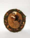 Needle felted fox sculpture | 양모