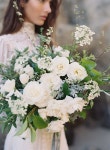 Greenery & White Bridal Bouquet | 꽃