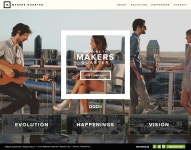 DCafeIn Website - Makers Quarter | 웹사이트, 레이아웃, 아이디어