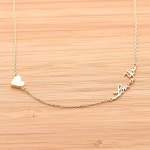 BYTHECOCO | Tiny heart and love you necklace | 목걸이, 악세사리 및 팔찌 Tiny heart and love you necklace