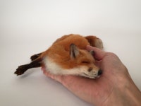 Needle felted fox sculpture | 여우