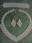 Necklace bracelet earrings set סט | 비즈, 목걸이, 악세사리
