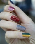 유니스네일(UNI'SNAiL) | 3,869 Likes, 16 Comments - 유니스텔라 네일_박은경 (@nail_unistella) on Instagram: “#halfandlhalf” | Синие ногти...
