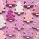 핑크쿠키랩(pink cookie lab) | Pink Christmas cookies | 아이싱, 쿠키