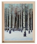 자작나무 숲 (birch forest)/ oil painting - 2021 | 자작나무, 숲