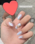 Naill room(네일룸) | Hologram nails mix charm iu iu ----- NAIL ROOM (네일룸) - Korean Nail Art : Organic Spa : Eyelashes . Open time: 9am9pm HÀ...