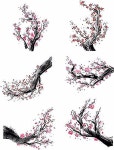 양남문화장식 | 중국,고전,고대,꽃,꽃,공장,잉크,자유형,그림,국화,나뭇가지,고대의 문화,전통 문화,장식 그림,원,삽화,장식,중국 고대,붉은...