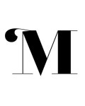 M Letter Art M Monogram Printable Poster Typography Printable Art Black and White Art Print Wall Art Contemporary Letter Poster...