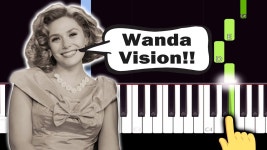 제니리랜드 | WandaVision Ep 2 Intro - WandaVision! - EASY Piano tutorial - YouTube WandaVision Ep 2 Intro - WandaVision! - EASY Piano tutorial