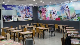 이번엔 메이드 없이 느긋하게, '니케' 애니플러스 콜라보 카페 탐방
