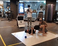 인방 혼자하는 커플 운동 gif