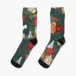 "Chemistry Floral" Socks by dcrownfield | Redbubble 'Chemistry Floral' Socks by dcrownfield