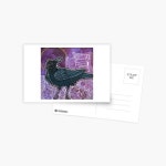 "Farmhouse Crow" Postcard for Sale by LynnetteShelley | Redbubble "Farmhouse Crow" Postcard for Sale by LynnetteShelley
