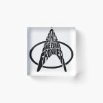 "Star Trek Live Long and Prosper" Acrylic Block for Sale by seaning | Redbubble "Star Trek Live Long and Prosper" Acrylic Block...