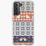 "Guinea Pigs Christmas Sweater Pattern " Samsung Galaxy Phone Case by Miri-Noristudio | Redbubble Guinea Pigs Christmas Sweater...