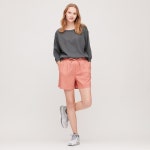 UNIQLO WOMEN LINEN COTTON RELAXED SHORTS