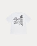 스투시(stussy) | 스투시 인 블룸 화이트 반팔 티셔츠 1905109 138542160 | 트렌비