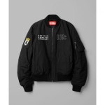 2023-0205-0366 | 032c(032c) | 032c 나이트호크스 블랙 봄버 자켓 5166101 032C (U) 서울 NIGHTHAWKS BOMBER SEOUL JACKET BLACK 138319637 | 트렌비