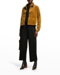 에일린피셔-에일린 앵클 팬츠 오가닉 코튼 플리스 Eileen Fisher Slouch Ankle Pants in Tencel Organic Cotton Fleece 95856467543...